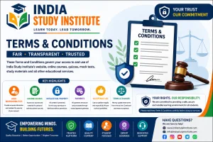 Terms and Conditions | India Study Institute – Website Terms of Use