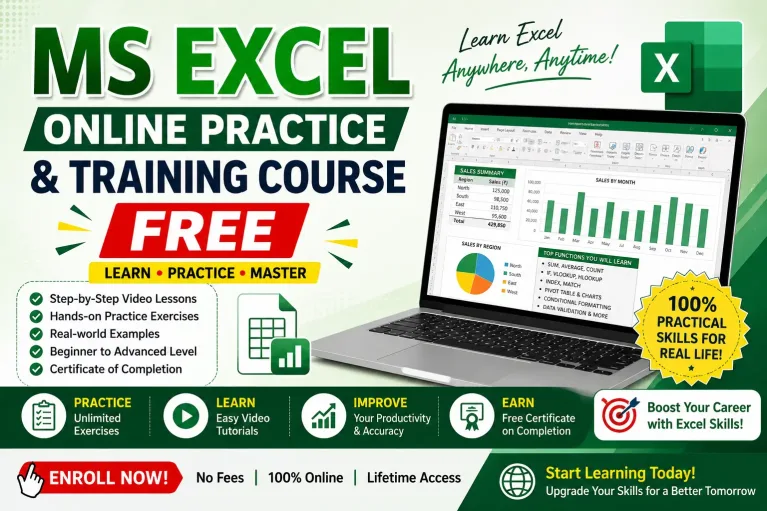 MS Excel Practice Online - Free Training 2026