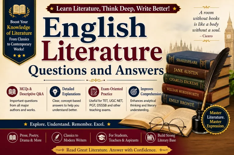 English Literature MCQ Questions